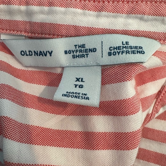 NWT Old Navy Button Down Linen Shirt - Picture 6 of 7